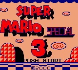 Super Mario Special 3 Title Screen